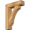 Ekena Millwork Imperial Block Rough Sawn Bracket w/ Offset Brace, Western Red Cedar, 8"W x 30"D x 38"H BKT0806X30X38IMP05RWR - alternate 1